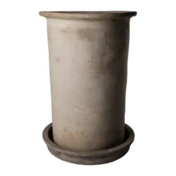 Ernst terrakotta kruka med fat, Ø25x35 cm