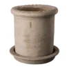 Ernst terrakotta kruka med fat, Ø16x16 cm