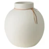 Ernst vas stengods vit, 22 cm