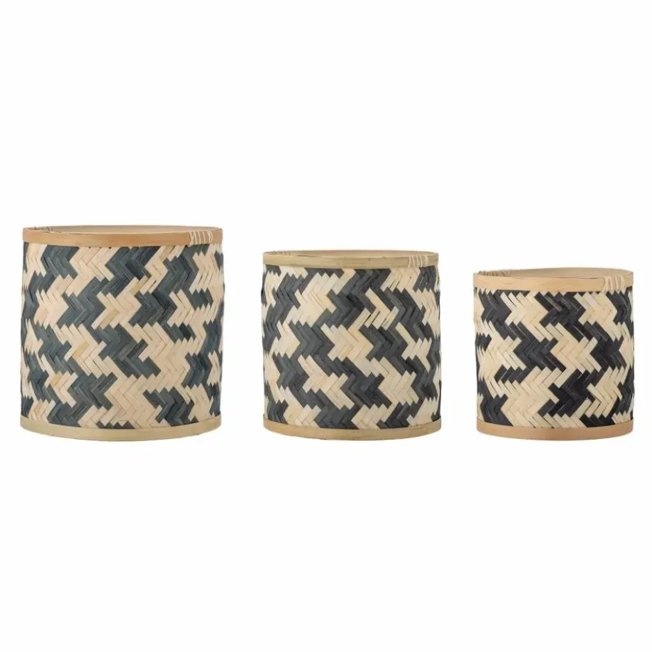 Estell korg 3-pack, Svart