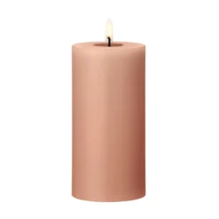 ester & erik blockljus LED, 20 Rosy caramel, 15 cm