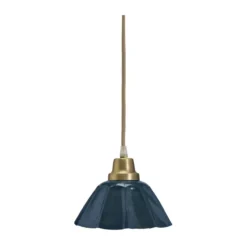 Ester fönsterlampa, Blå, Ø18x15 cm
