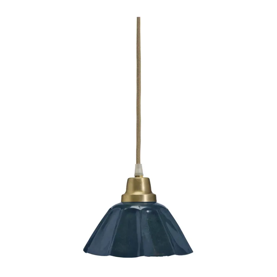 Ester fönsterlampa, Blå, Ø18x15 cm