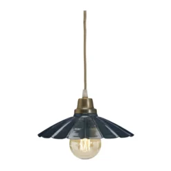 Ester fönsterlampa, Blå, Ø24x12 cm