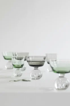 Eternal snow stem glas S Ø6,3 cm, Smokey Grey