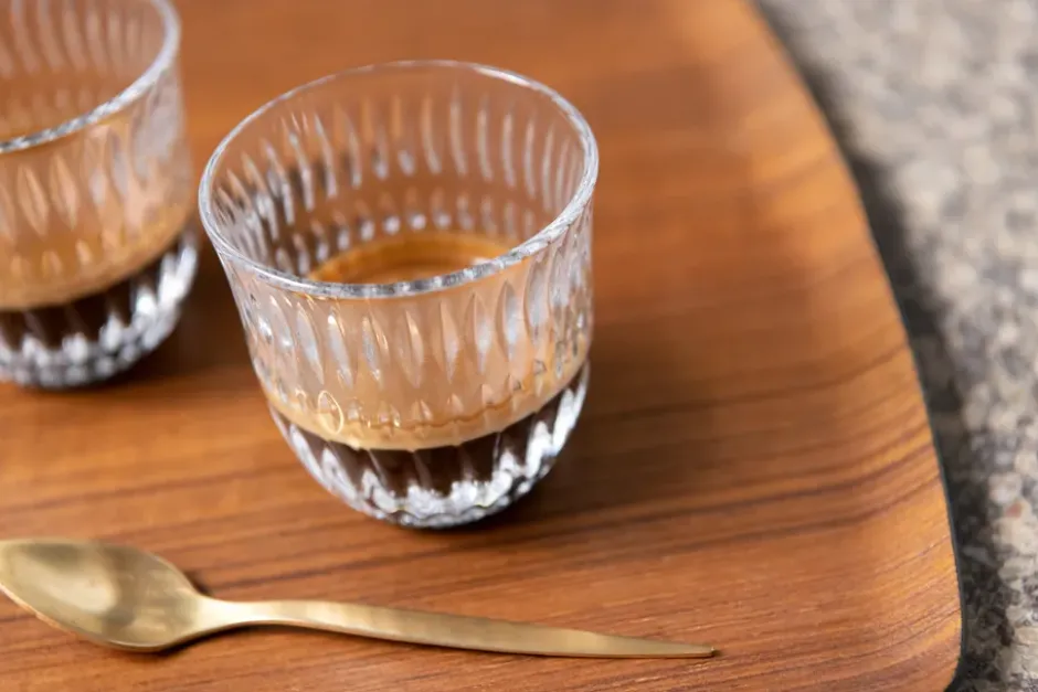 Ethno Barista Espresso glas 9 cl 2-pack, Clear