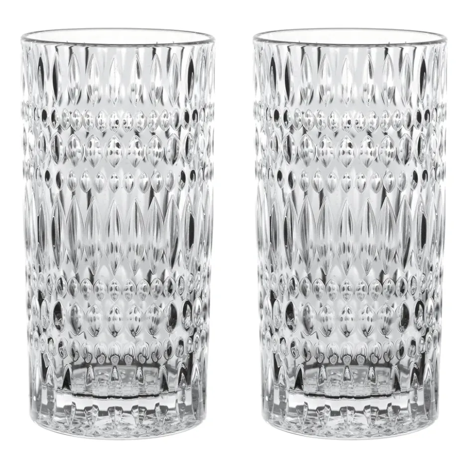 Ethno Barista Latte glas 43,4 cl 2-pack, Clear
