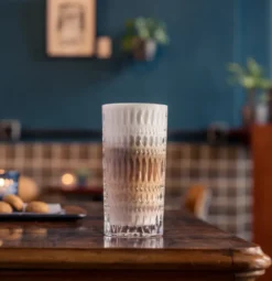 Ethno Barista Latte glas 43,4 cl 2-pack, Clear