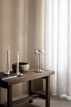 Eva Solo Mellow ljusstake 12 cm, Silver