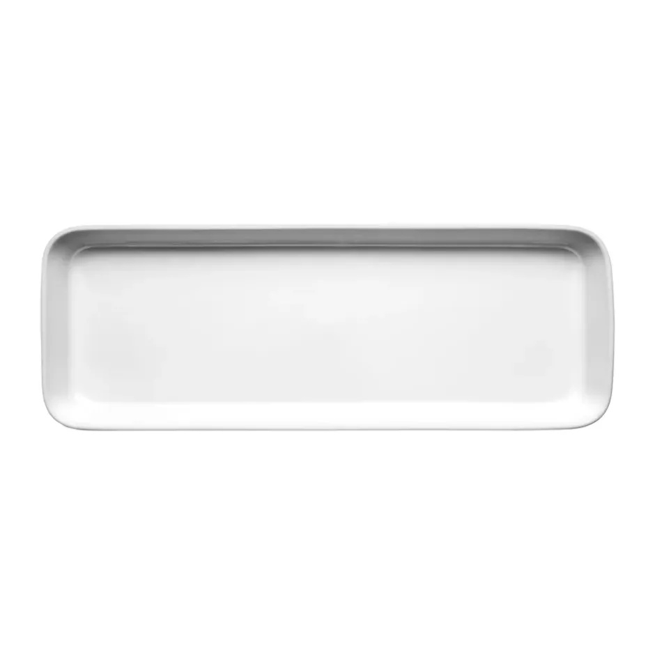 Eva Trio Legio Nova serveringsfat 13x37 cm, Vit