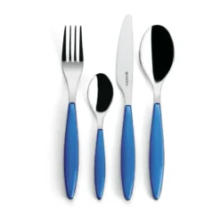 Feeling bestickset, Mediterranean blue, 24 delar