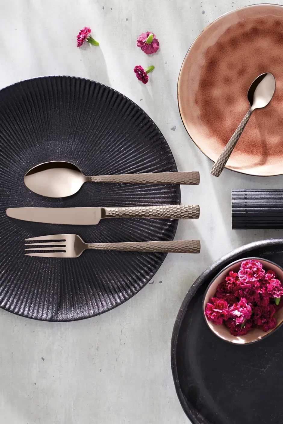 Felicity bestickset 24 delar, Rosé champagne