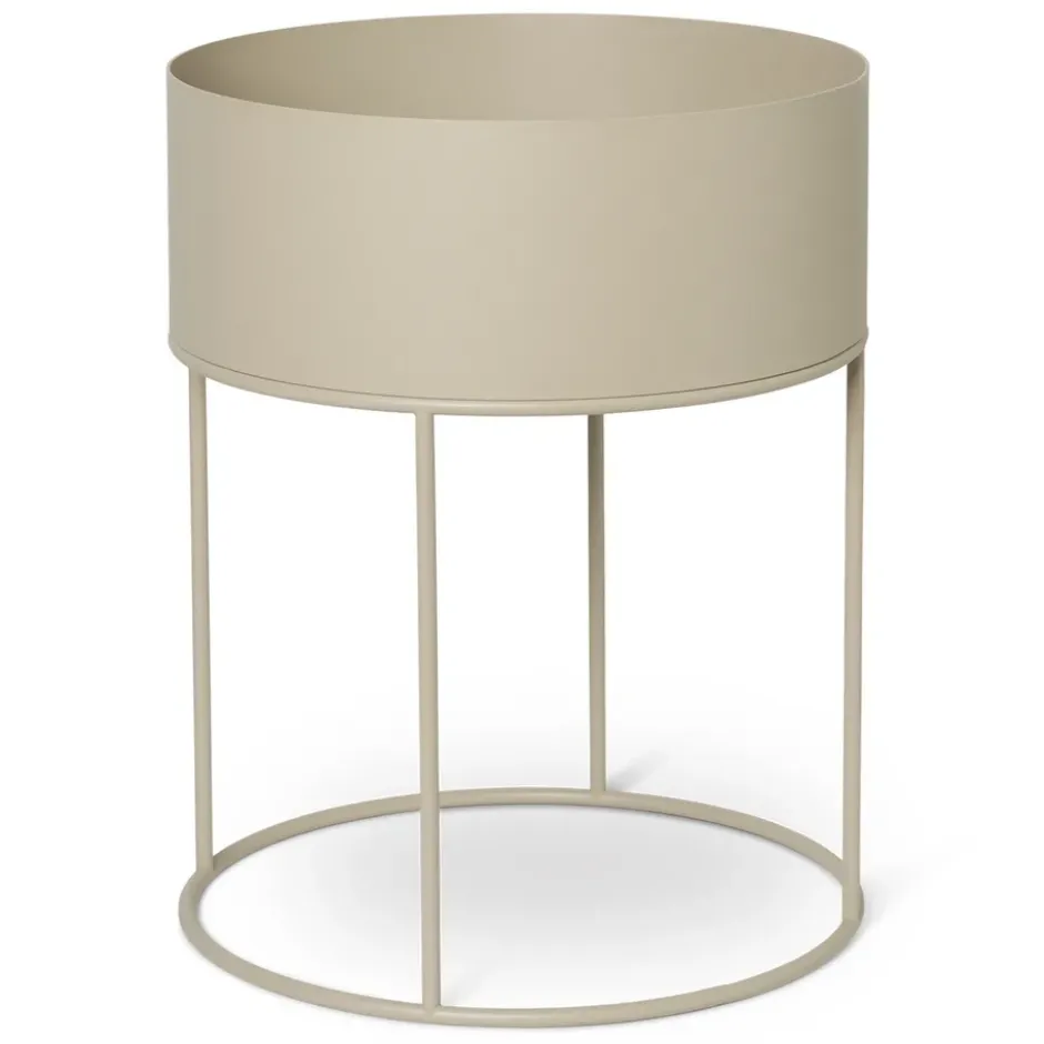 Ferm Living plant box rund, Cashmere