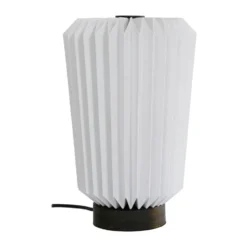 Filippa tabe bordslampa Ø20 cm, Vit-Svart