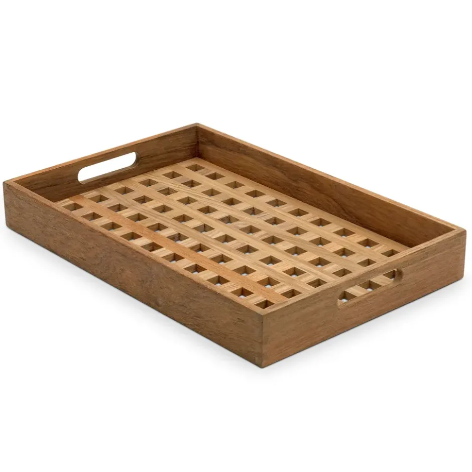 Fionia bricka 36x52 cm, Teak