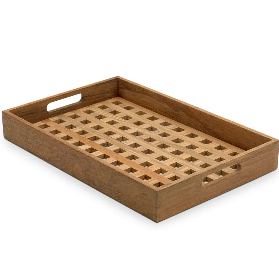Fionia bricka 32x48 cm, Teak
