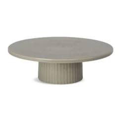 Flora tårtfat Ø25,5 cm, Beige