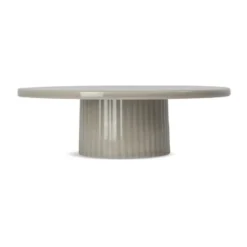 Flora tårtfat Ø25,5 cm, Beige