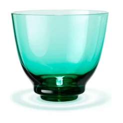 Flow vattenglas 35 cl, Emerald green