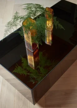 Folium vas 25 cm, Amber