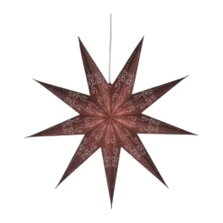 Folk adventsstjärna, Burgundy, Ø60 cm
