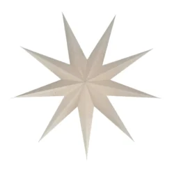 Folk adventsstjärna, Vit, Ø80 cm
