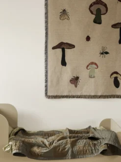 Forest tapestry pläd 120x170 cm, Sand