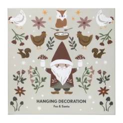 Fox & Santa julhänge, Silver
