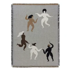 Free tapestry pläd 120x170 cm, Grey
