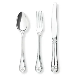 Gammal Fransk matgaffel silver, 20 cm