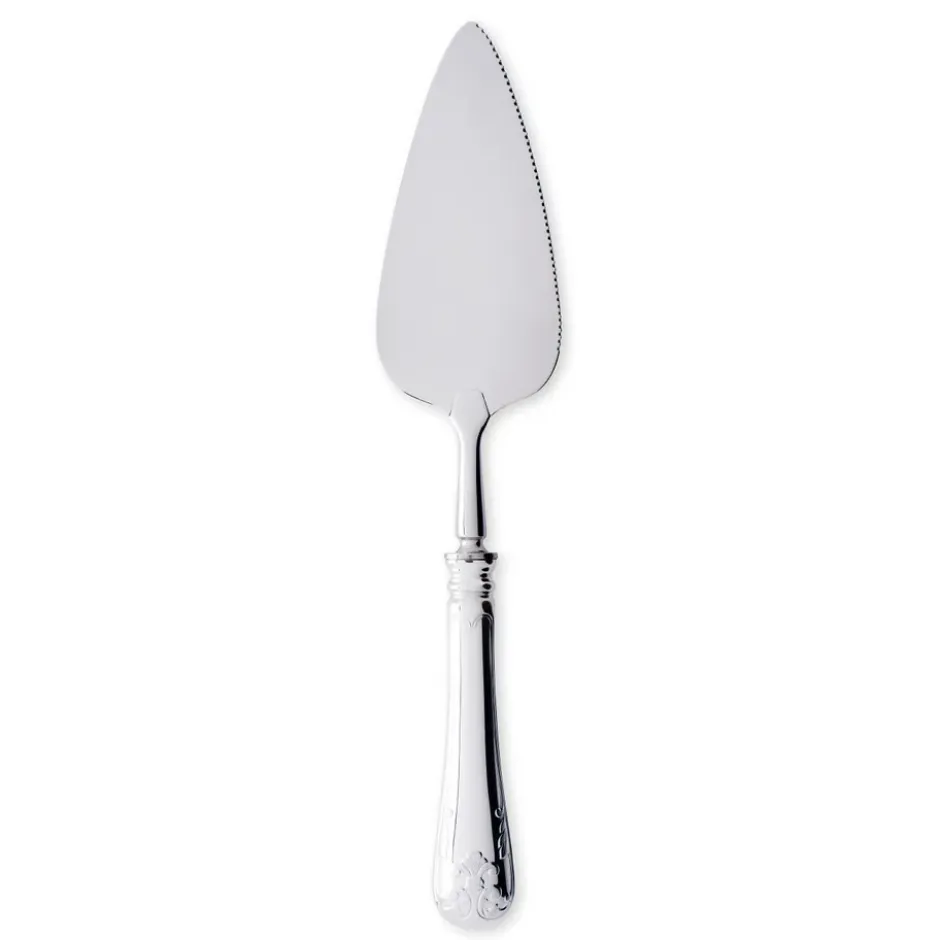 Gammal Fransk tårtspade silver-rostfritt stål, 26,5 cm