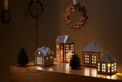 Gingerbread julkrans Ø18.5 cm, Brun