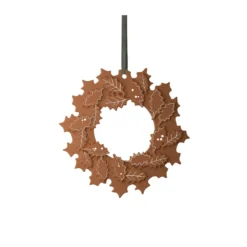 Gingerbread julkrans Ø18.5 cm, Brun