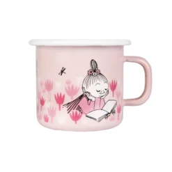 Girls emaljmugg 25 cl, Rosa