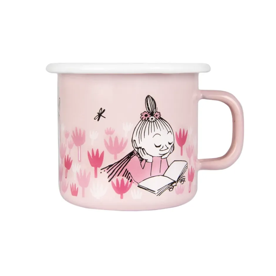 Girls emaljmugg 25 cl, Rosa
