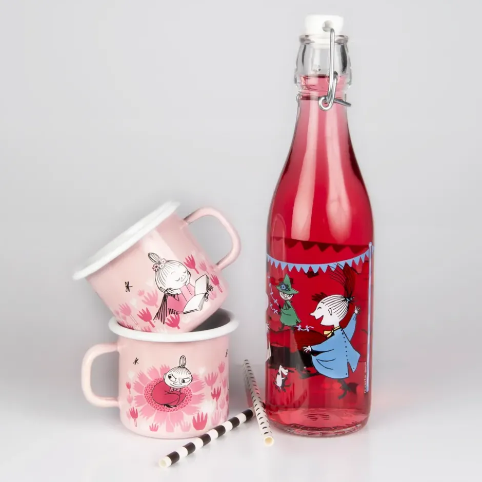 Girls emaljmugg 25 cl, Rosa