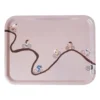 Giro bricka 33x43 cm, Rosa