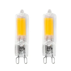 G9 LED dimbar 2W ljuskälla 2-pack, 2700K 220lm