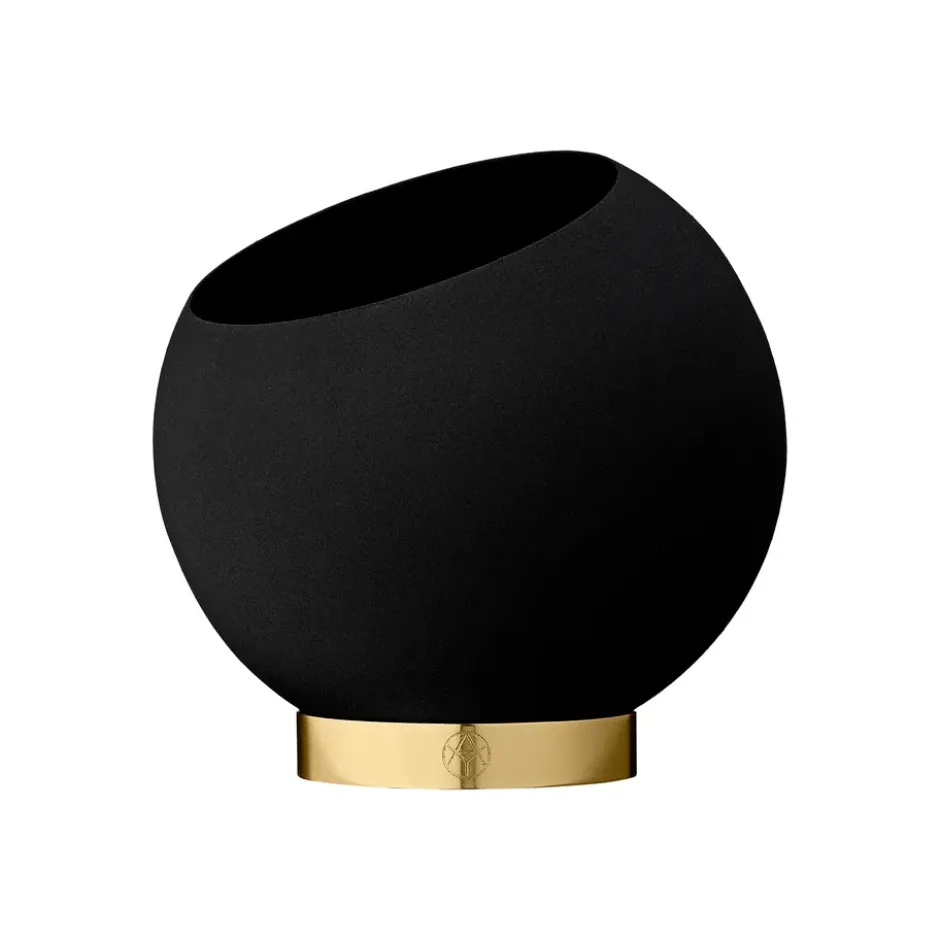 Globe blomkruka Ø17 cm, Black