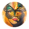 Golden Butterfly bricka Ø31 cm, Orange-black