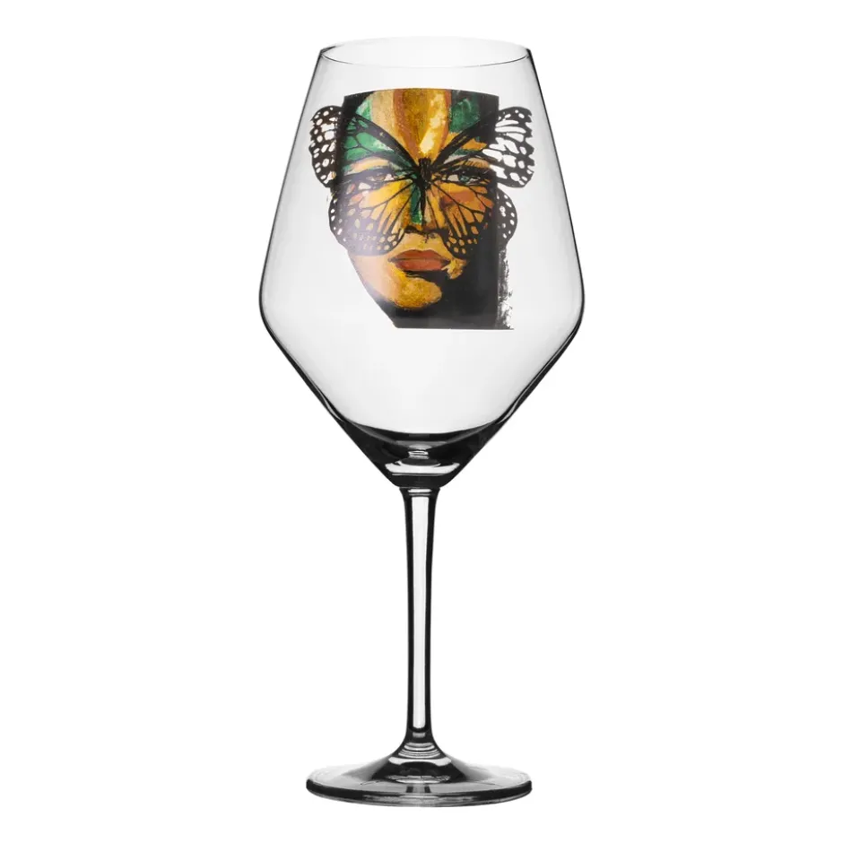 Golden Butterfly vinglas 75 cl, Clear