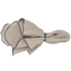 Gracie linneservett, beige