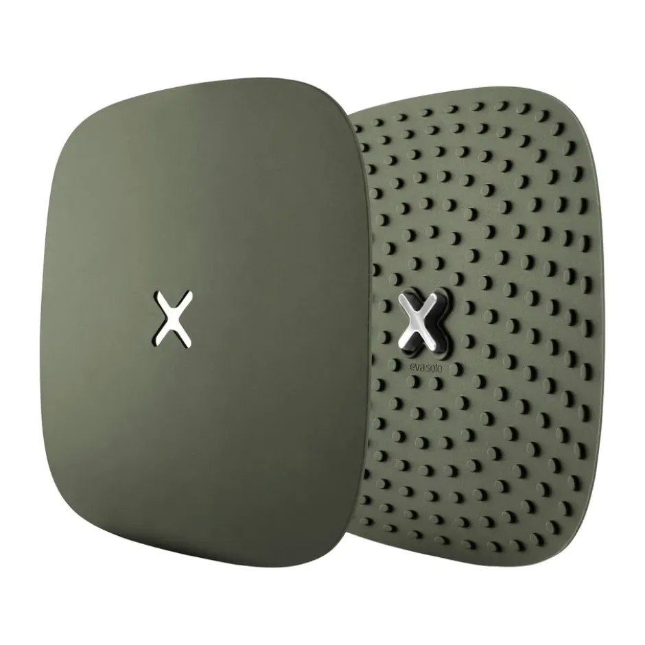 Green Tool grytlappar med krok 18x18 cm 2-pack, Grön
