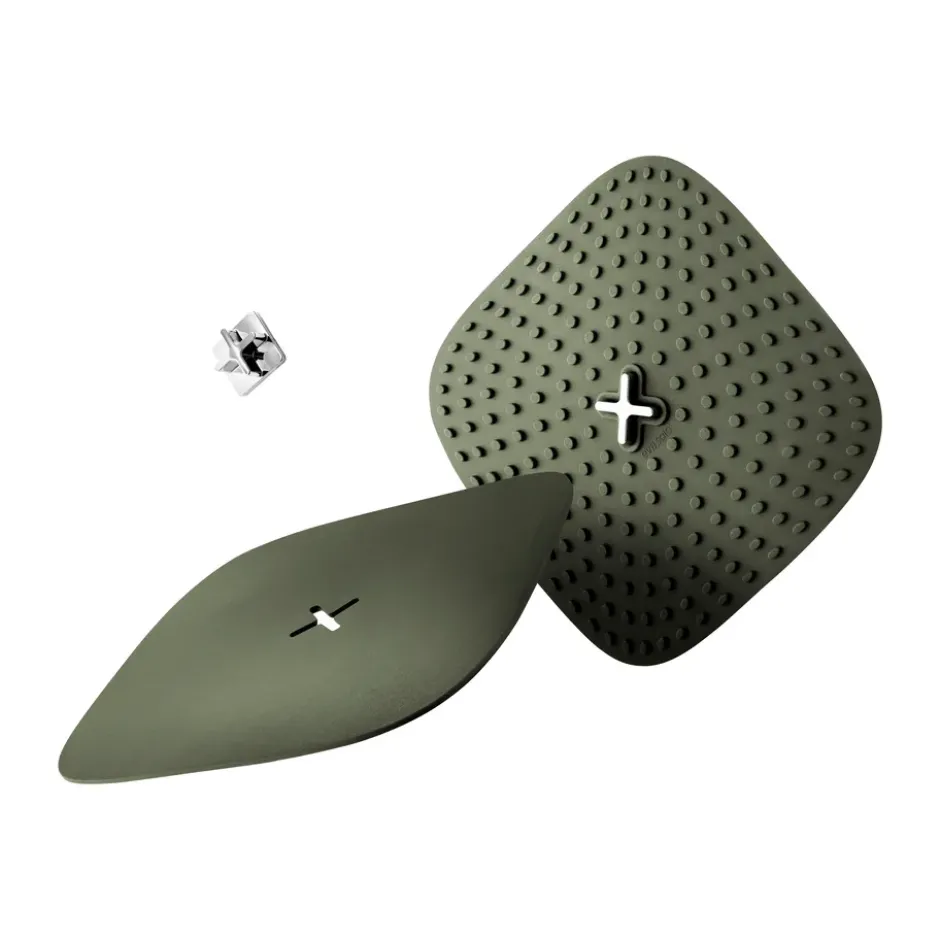 Green Tool grytlappar med krok 18x18 cm 2-pack, Grön