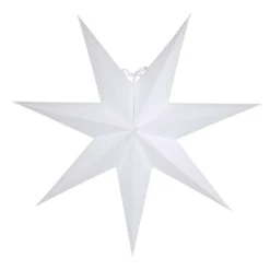 Greta julstjärna vit, 60 cm