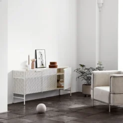 Grid sideboard, beige