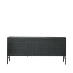 Grid sideboard, black