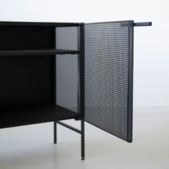Grid sideboard, black