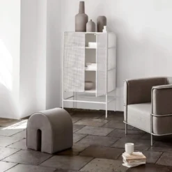 Grid skåp, beige