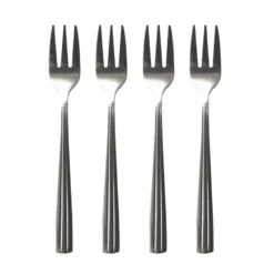 Groovy tårtgaffel 4-pack, Rostfritt stål